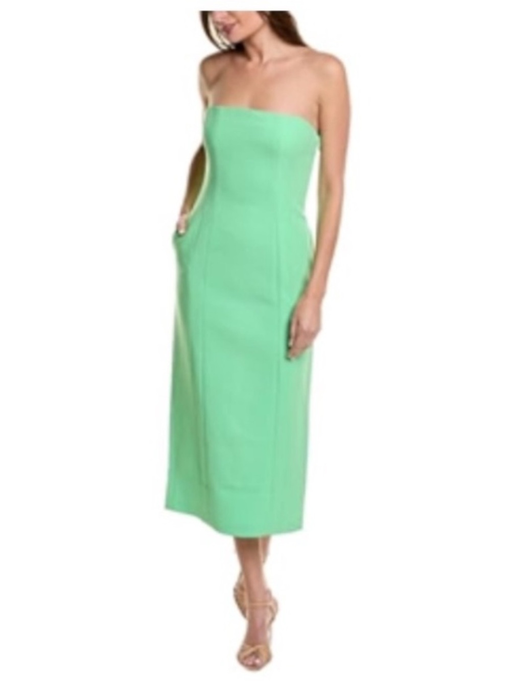 A.L.C. Elizabeth Strapless Midi Dress